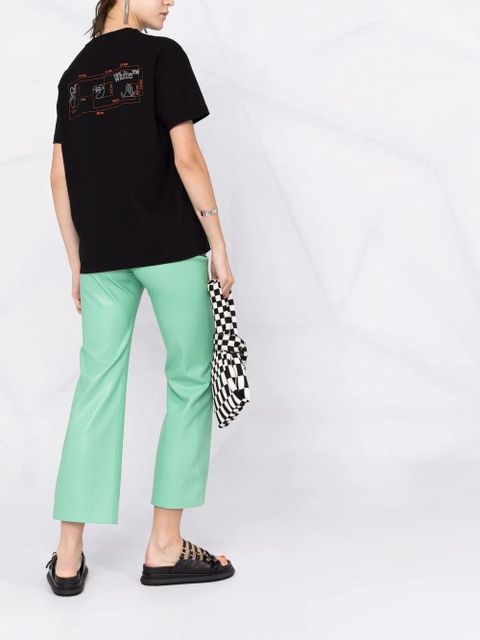 Off-White logo-print cotton T-shirt - Black