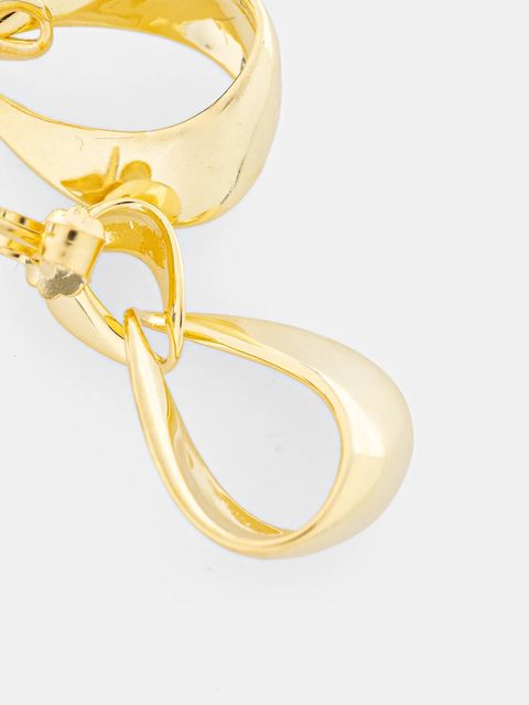 Answear.LAB kolczyki srebrne pozłacane