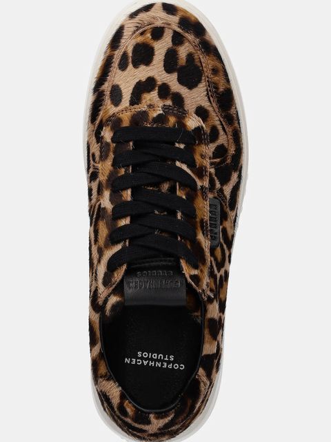 Copenhagen sneakersy skórzane damskie kolor brązowy CPH77 leo