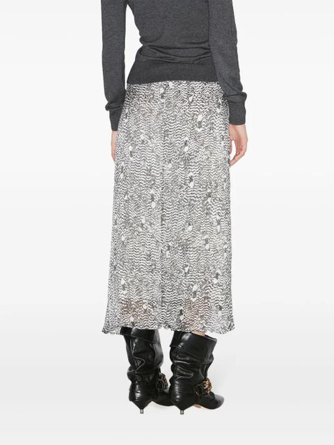 ISABEL MARANT Lisanne midi skirt - Black