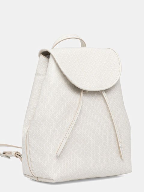 Calvin Klein plecak damski kolor biały mały wzorzysty LV04F3271G - zdjęcie produktu nr 2
