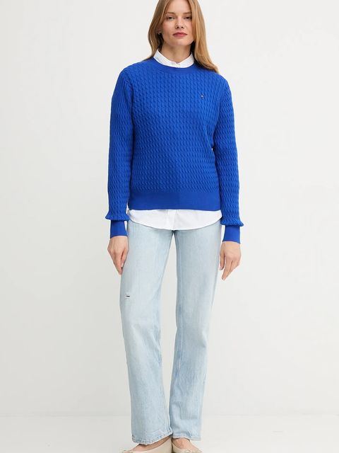 Tommy Hilfiger sweter bawełniany - zdjęcie produktu nr 1