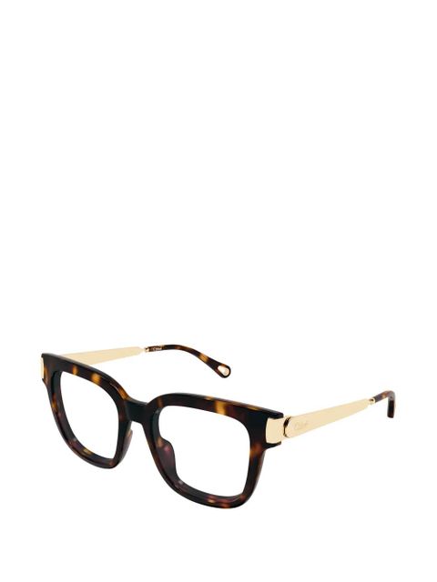 Chloé Eyewear square-frame glasses - Brown - zdjęcie produktu nr 2