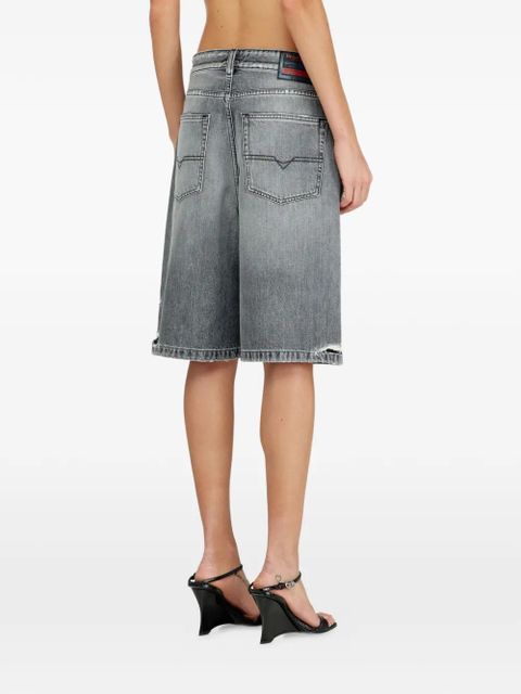 Diesel De-Sire-Short distressed-finish shorts - Grey