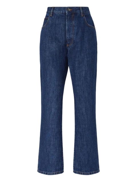 Missoni five-pocket cotton bootcut jeans - Blue - zdjęcie produktu nr 1