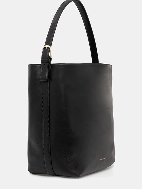 Liviana Conti torebka skórzana kolor czarny A5WA64