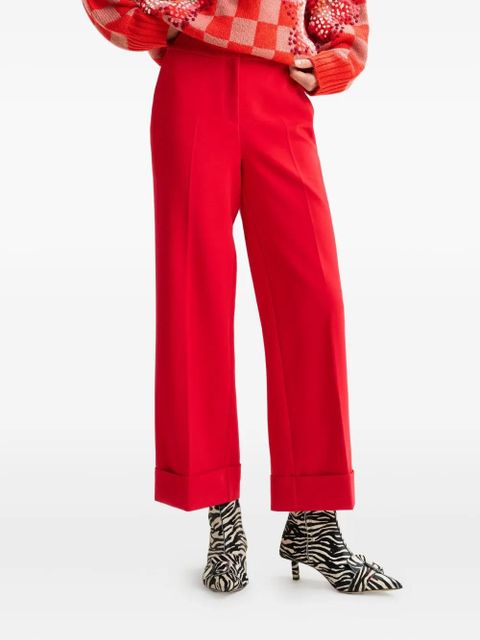 Essentiel Antwerp pressed-crease flared trousers