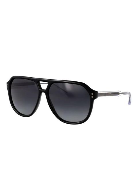 Isabel Marant Eyewear Aneya acetate pilot frame sunglasses - Black - zdjęcie produktu nr 2