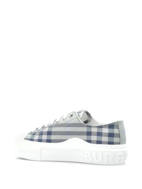 Burberry checked sneakers - Grey