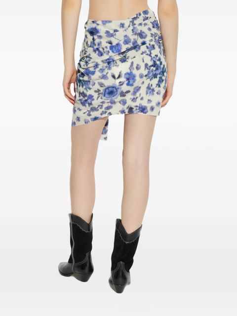 ISABEL MARANT knot-detail mini skirt - Neutrals