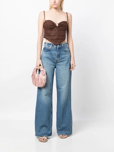 Reformation Cary high-rise wide-leg jeans - Blue - zdjęcie produktu nr 2