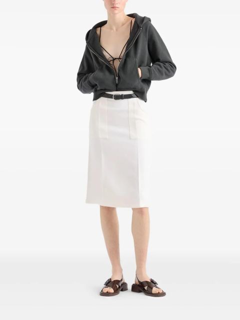 Prada sablé skirt - White - zdjęcie produktu nr 2