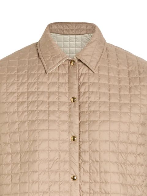 Moncler quilted buttoned shirt jacket - Neutrals - zdjęcie produktu nr 2