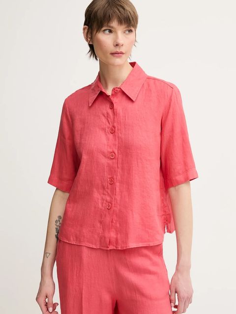 United Colors of Benetton koszula lniana - zdjęcie produktu nr 2