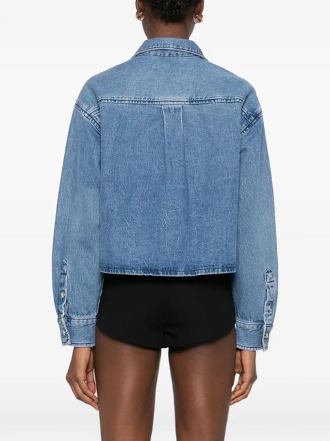 Alexander Wang buttoned pocket shirt - Blue