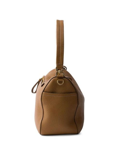 Prada leather shoulder bag - Brown