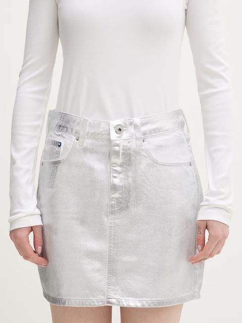 Karl Lagerfeld Jeans spódnica bawełniana - zdjęcie produktu nr 2