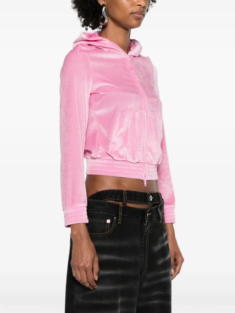 Balenciaga BB Paris zip-up hoodie - Pink