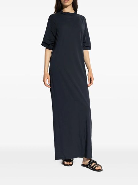 Balenciaga short-sleeve maxi dress - Black