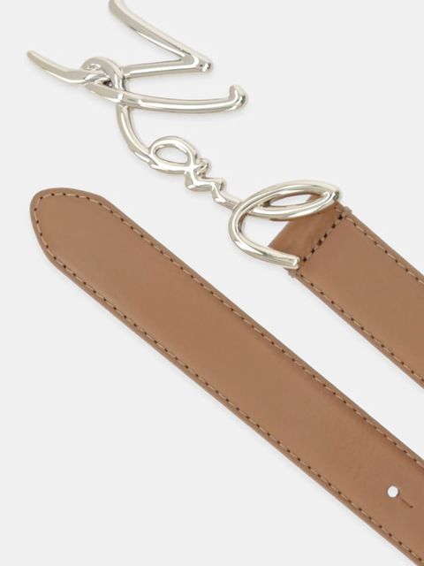 Karl Lagerfeld pasek K/SIGNATURE damski kolor brązowy A1W33205 - zdjęcie produktu nr 2