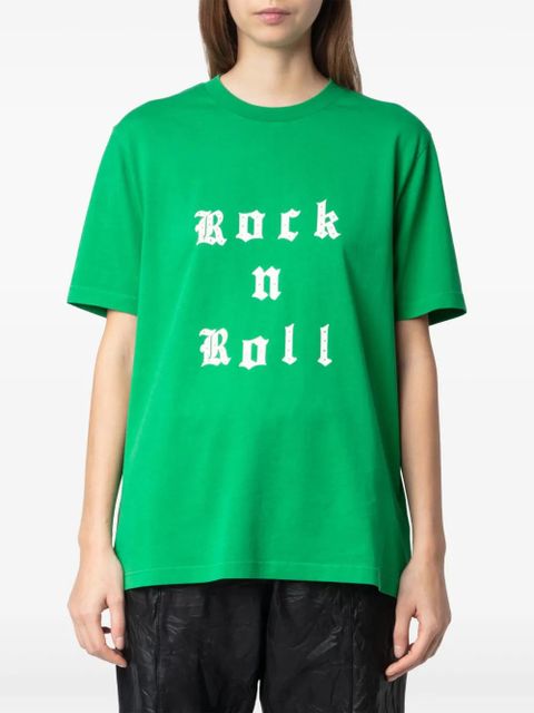 Zadig&Voltaire Edwin Rock and Roll t-shirt - Green
