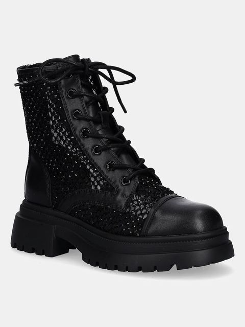 Steve Madden workery Ripcord-Mr damskie kolor czarny na platformie 11004815 - zdjęcie produktu nr 1