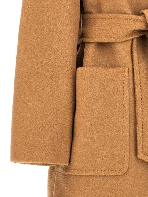 Max Mara belted-fastening coat - Brown