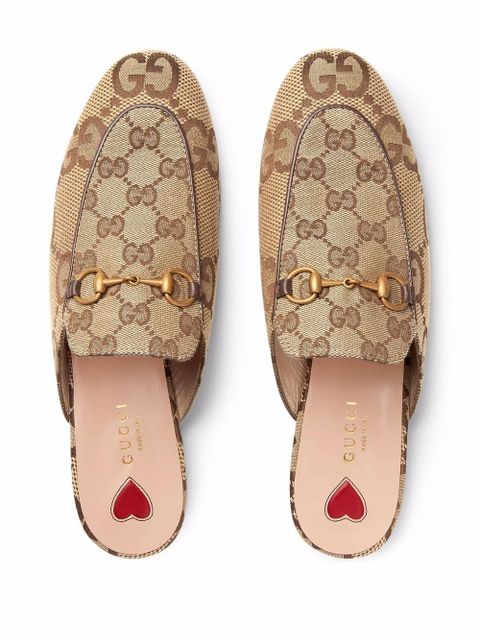 Gucci Princetown panelled slippers - Neutrals