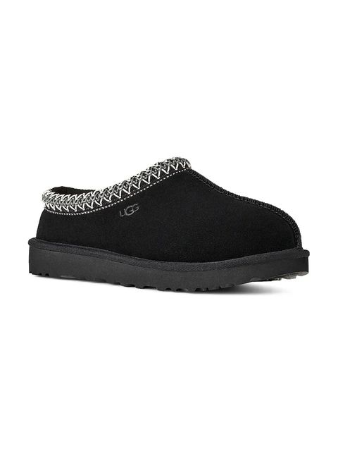 UGG kapcie zamszowe Tasman II kolor czarny 1174470.BLK - zdjęcie produktu nr 2