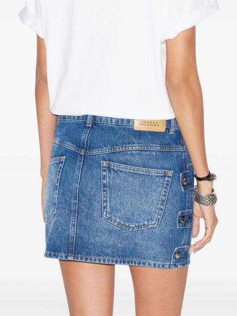 MARANT ÉTOILE Stessy denim skirt - Blue