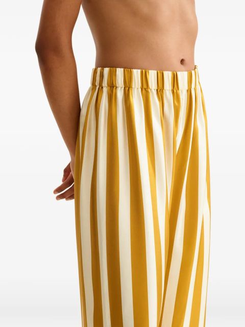 ERES striped-pattern trousers - Yellow