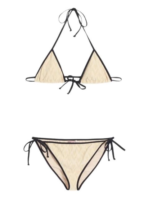 Valentino Garavani Toute La V jacquard bikini - White - zdjęcie produktu nr 1