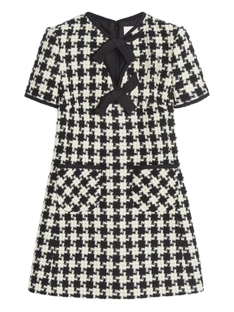Valentino Garavani Damier Light tweed mini dress - Neutrals - zdjęcie produktu nr 1