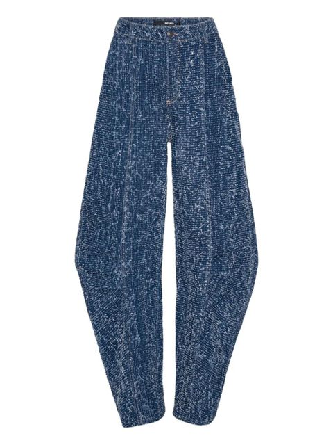 ROTATE BIRGER CHRISTENSEN bubble-hem loose-fit pants - Blue - zdjęcie produktu nr 1