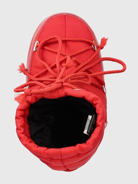 Moon Boot śniegowce Light Low Nylon kolor czerwony 14600100.RED-RED