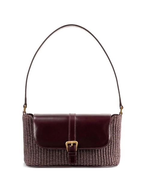BY FAR Miranda flap shoulder bag - Brown - zdjęcie produktu nr 1