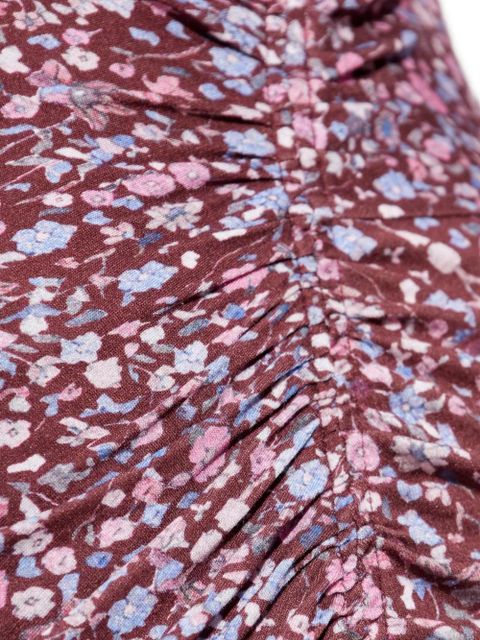 MARANT ÉTOILE floral-print midi dress - Pink