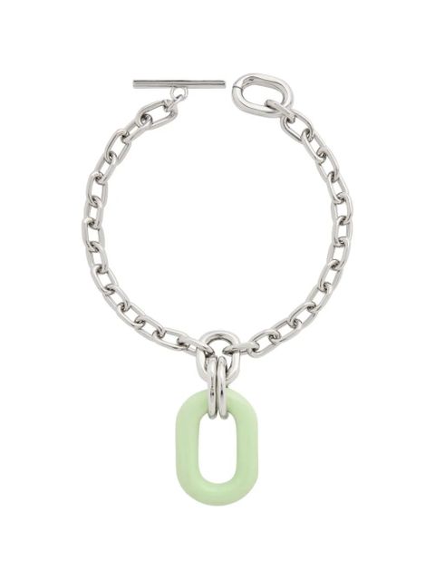 Rabanne oversized-pendant necklace - Silver