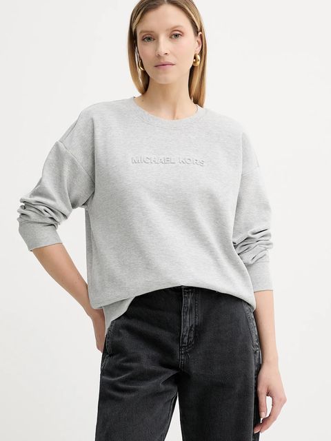 MICHAEL Michael Kors bluza damska kolor szary z aplikacją MT551QB5MF - zdjęcie produktu nr 1