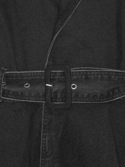 ROTATE BIRGER CHRISTENSEN denim biker jacket - Black