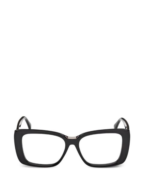 Max Mara Eyewear rectangle-frame glasses - Black - zdjęcie produktu nr 1