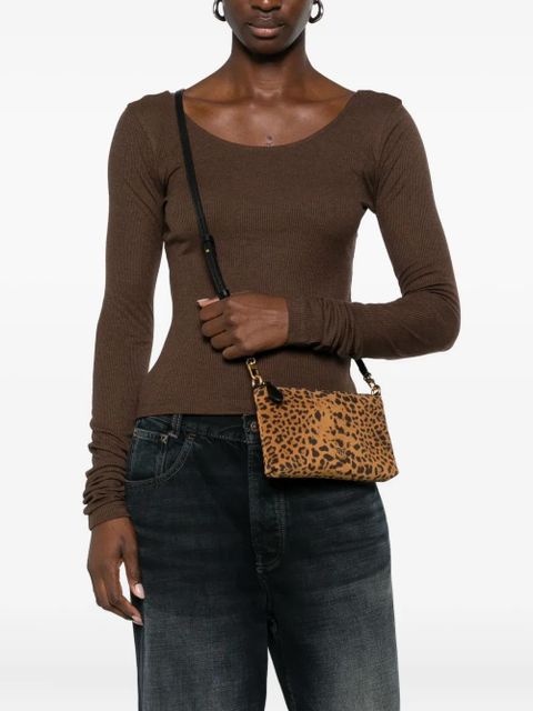 PINKO small leopard-print clutch bag - Brown - zdjęcie produktu nr 2
