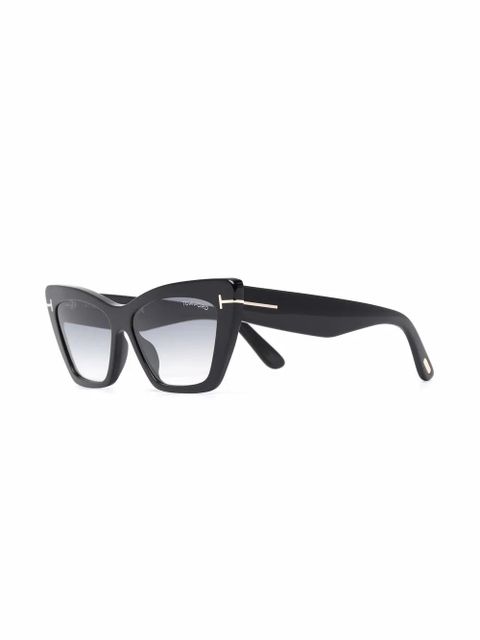 TOM FORD Eyewear Whyatt butterfly-frame sunglasses - Black
