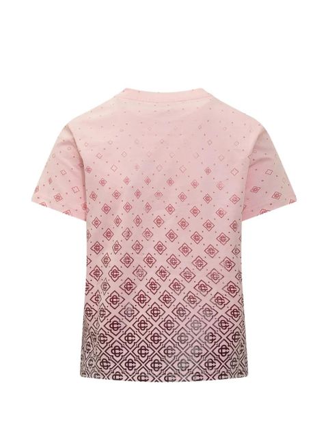 Casablanca monogram-print t-shirt - Pink - zdjęcie produktu nr 2