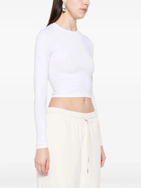 WARDROBE.NYC crew neck stretch-jersey T-shirt - White