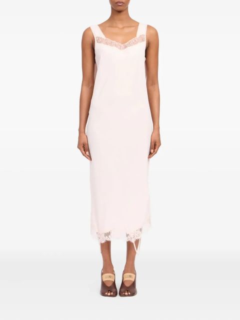 MM6 Maison Margiela lace midi dress - Pink - zdjęcie produktu nr 2