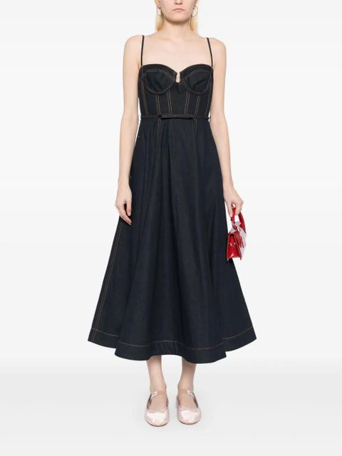 ZIMMERMANN denim corset dress - Blue - zdjęcie produktu nr 2