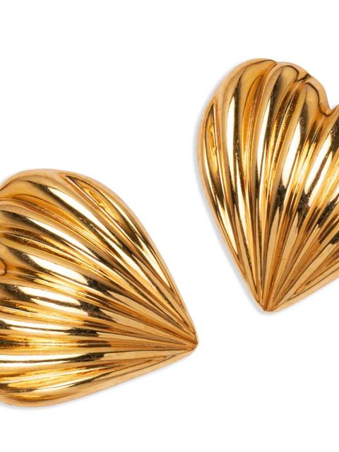 Jennifer Behr Libi heart-shaped earrings - Gold