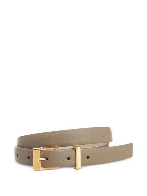 KHAITE Manhattan leather belt - Neutrals - zdjęcie produktu nr 1
