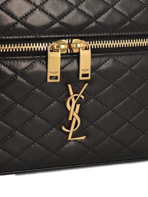 Saint Laurent large Gaby lambskin tote bag - Black